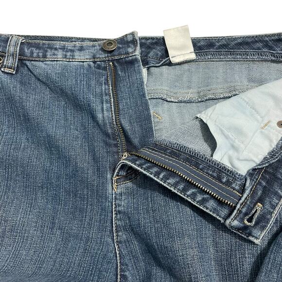 Talbots Womens Jeans Size 14 Blue Staight Leg High Rise Medium Wash Denim Jeans - Picture 3 of 13